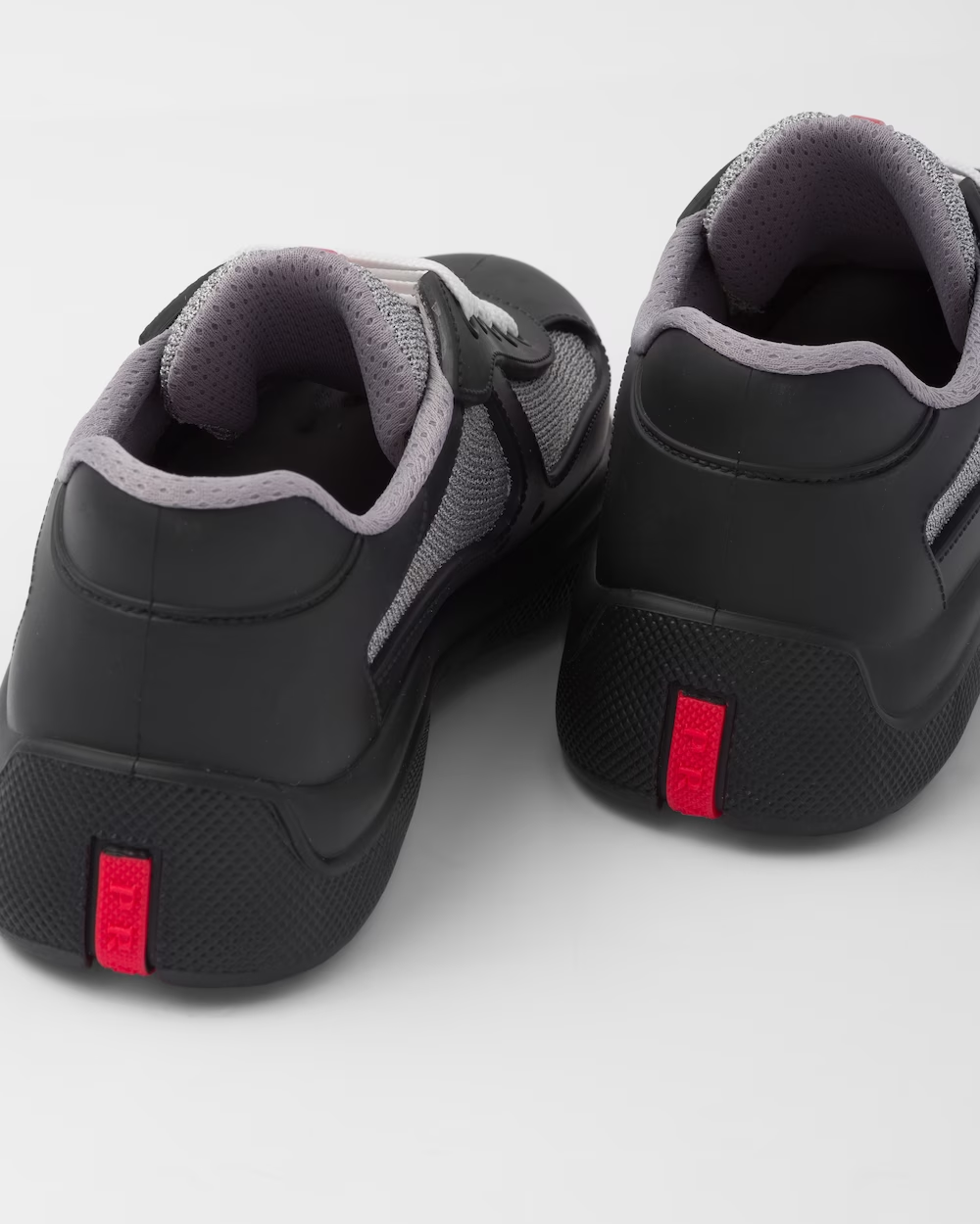 Prada America's Cup Soft rubber and bike fabric sneakers